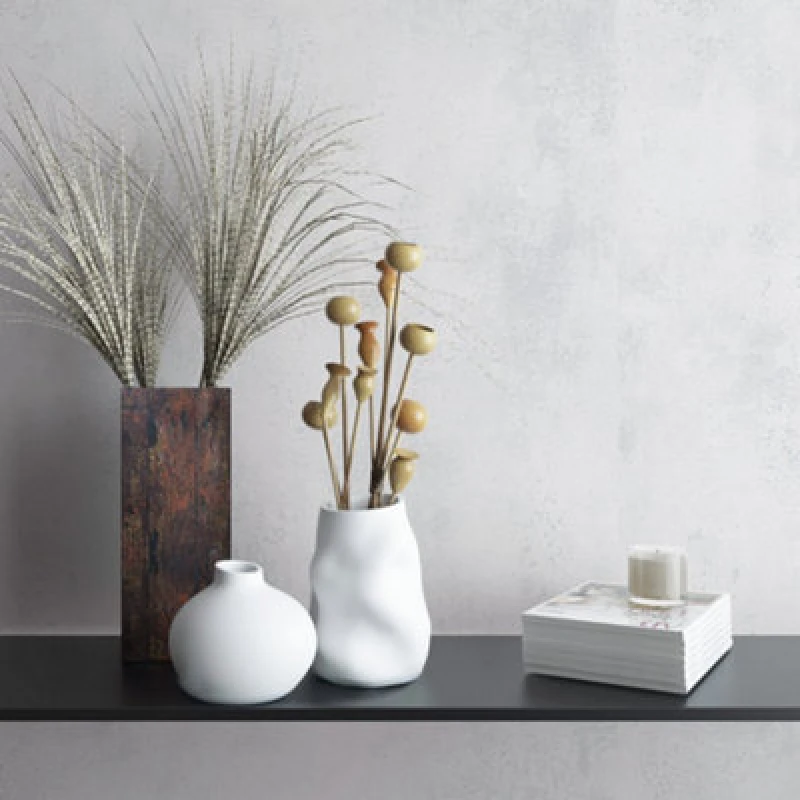 Image of Galerie Industrial Effects White Glass Stone Marble Wallpaper Roll