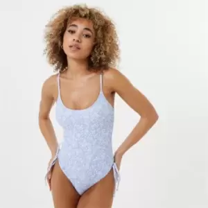 Image of Jack Wills Ruched Swmsuit - Multi