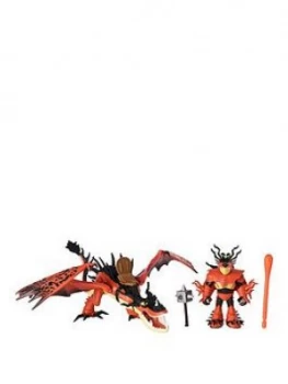 Image of How To Train Your Dragon Dragons Snookfang Dragon & Viking