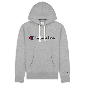 Image of Champion Basic Logo Hoodie - Grey EM525