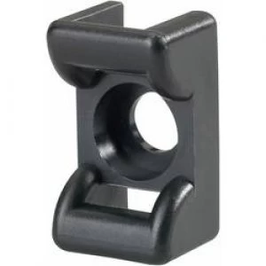 Image of Cable mount Screw fixing weather proof UV proof Black