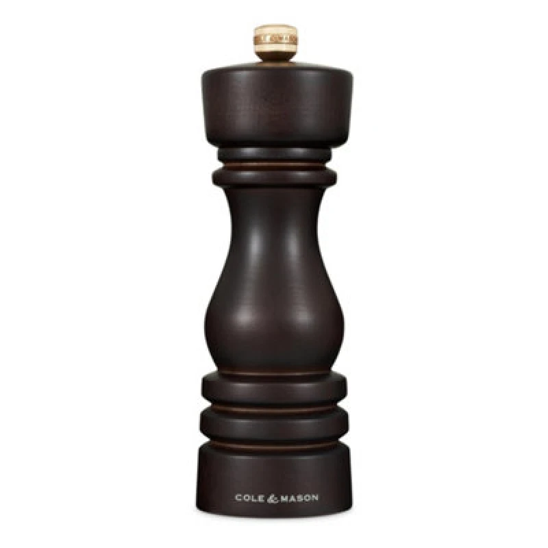 Image of Cole & Mason London Chocolate Wood Pepper Mill 180mm - Dark Brown