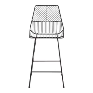Image of Olivia's Soft Industrial Collection - Distance Wire Tapered Wire Chair in Black
