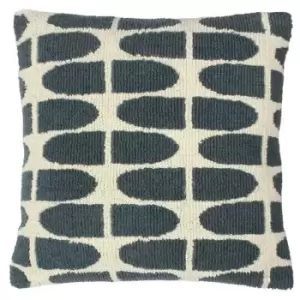Image of Furn Kula Square Cushion Cover (One Size) (Slate)
