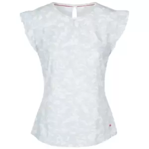 Image of Trespass Womens/Ladies Tulissa Ditsy Print T-Shirt (L) (Grey/White)