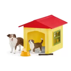 Image of Schleich Farm World Friendly Dog House Toy Playset, 3 To 8 Years, Multi-Colour (42573)
