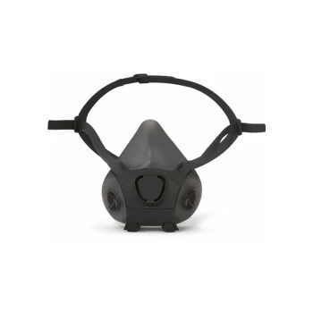 Image of 7004 SILICONE HALF MASK SIZE S - Black - Moldex