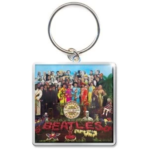 Image of The Beatles - Sgt Pepper Album Keychain