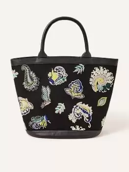 Image of Accessorize Embroidered Paisley Handheld