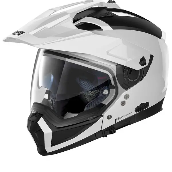 Image of Nolan N70-2 X Classic 5 Metal White ECE 22.06 Multi Helmet Size S
