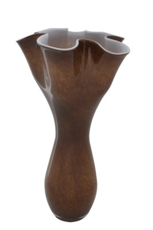 Image of Premier Housewares Flared Chocolate Vase Multi
