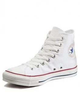 Image of Converse Chuck Taylor All Star Hi-Tops, White, Size 6, Women