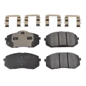 Image of Brake Pad set ADG042161 by Blue Print Front Axle