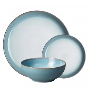 Image of Azure Haze 12 Piece Coupe Tableware Set