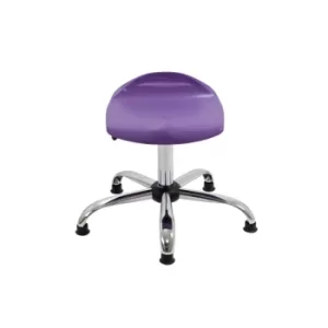 Image of TC Office Titan Swivel Junior Stool with Glides 465-555mm, Purple