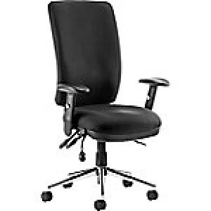 Image of dynamic Ergonomic Office Chair Support High Back Fabric Black