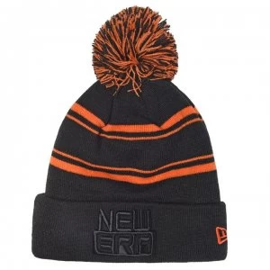 Image of New Era Sport Bobble Hat - Black/Orange