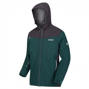 Image of Regatta Highton Stretch Waterproof Jacket - DeepPine/Ash