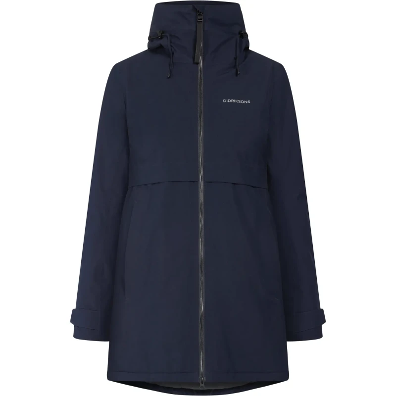 Image of Womens parka Didriksons Helle Bleu Female 44