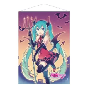 Image of Hatsune Miku Wallscroll Autumn (Halloween) 50 x 70 cm