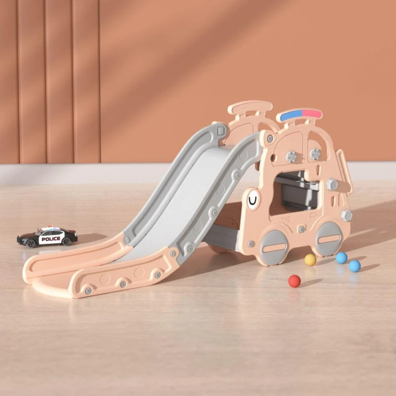 Image of KIDKID Indoor Outdoor Plastic Climber and Slide Set Pink unisex One size