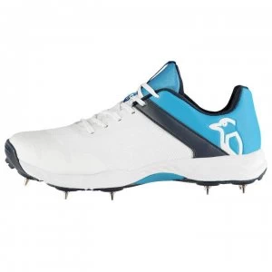 Image of Kookaburra Rampage 500 Kids Cricket Shoes - White/Blue