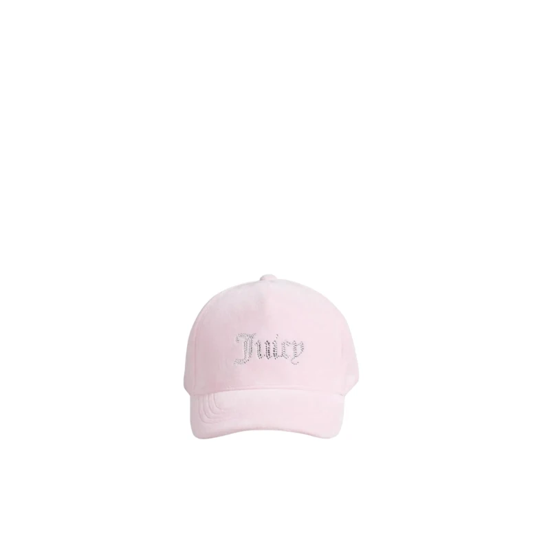 Image of Juicy Couture Womens velvet baseball cap Juicy Couture Rose Female TU