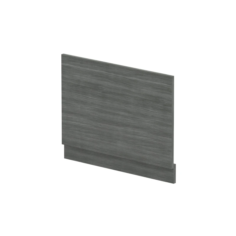 Image of Balterley Bath MFC End Panel & Plinth - 750mm - Woodgrain Anthracite Grey unisex