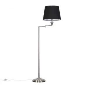 Image of Sinatra Floor Lamp with Black Aspen Shade