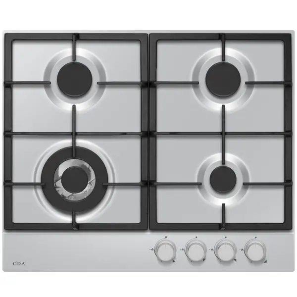 Image of CDA HPG6200SS 59cm Gas Hob - Stainless Steel