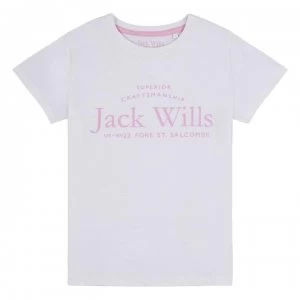 Image of Jack Wills Forstal Tee IB21 - Bright White