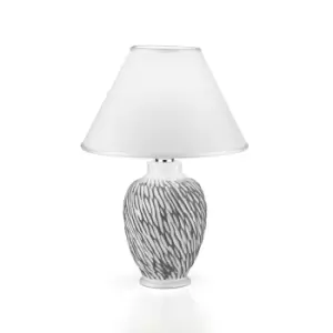 Image of Chiara Lifestyle Tapered Shade Table Light, 1x E27