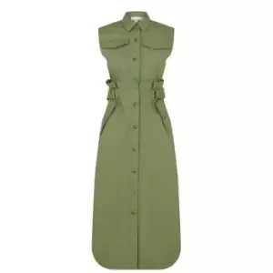 Image of Ted Baker Zamya Utility Dress - Green