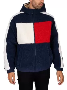 Image of Reversible Sherpa Jacket