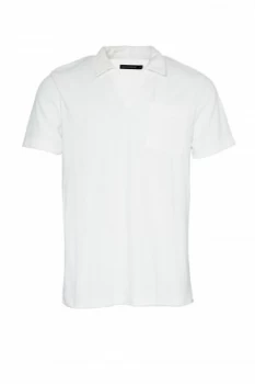 Image of Mens French Connection Towel Whip Polo White