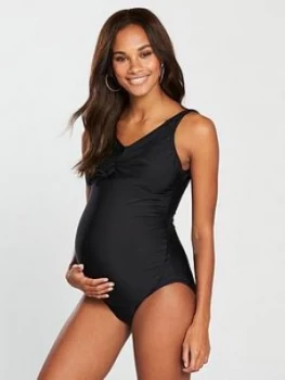 Image of Speedo Maternity Swimsuit - Black Size M Women