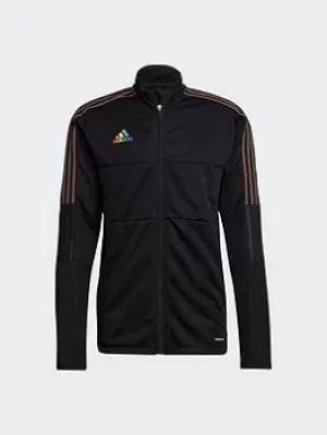 Image of adidas Tiro Pride Track Top, Black Size M Men