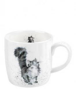 Image of Royal Worcester Wrendale Lady Of The House Cat Single Mug