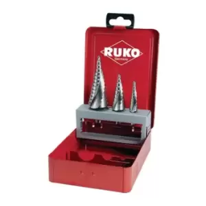 Image of Jeu de forets etages D. 4-12/4-20/4-30 mm HSS a goujures helicoidales 3 pieces c