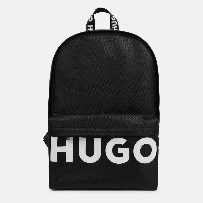 Image of Hugo Kids Logo Backpack Black 09B male One Size