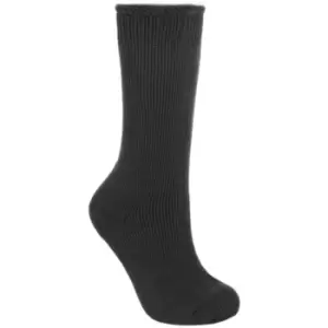 Image of Trespass Mens Togged Thermal Ski Socks (4/7 UK) (Black)