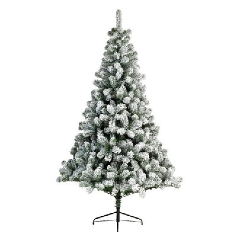 Image of Samuel Alexander 4ft Snowy Imperial Pine White Green Fir Artificial Christmas Tree, Green 370045 / 680949
