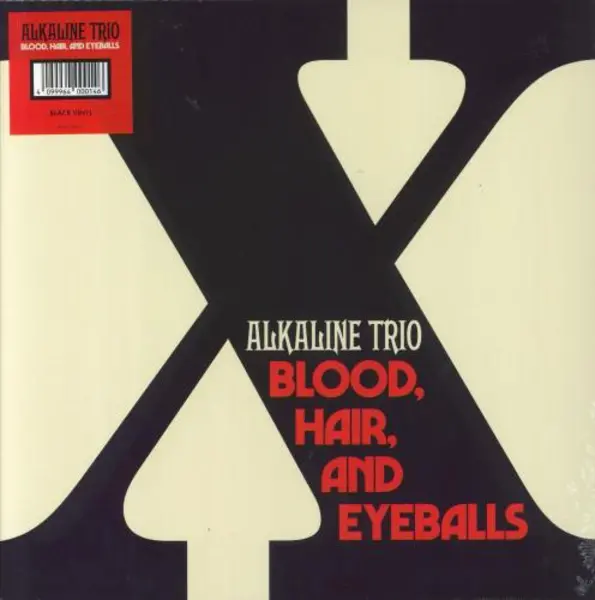 Image of Alkaline Trio Blood, Hair, And Eyeballs - Black Vinyl - Sealed 2024 UK vinyl LP RISE536-1