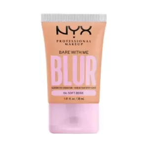 Image of NYX Bare With Me Blur Tint Foundation 06 Soft Beige 30ml