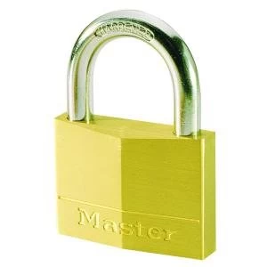 Image of Master Lock Magnum Padlock 30mm Solid Brass with Keys 40043