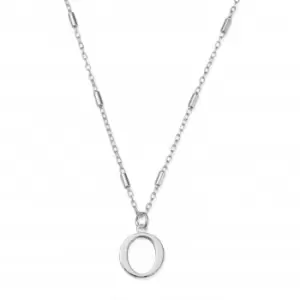 Image of Iconic Initial O Silver Necklace SNCC4040O