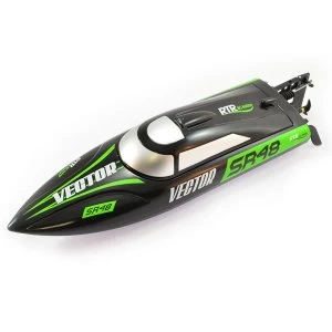 Image of Volantex Racent Vector Sr48 Brushless Boat Rtr- Black