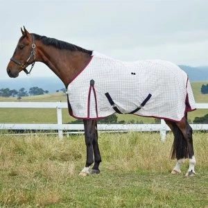 Image of Weatherbeeta Summer Sheet Lite Standard - White/Navy/Red