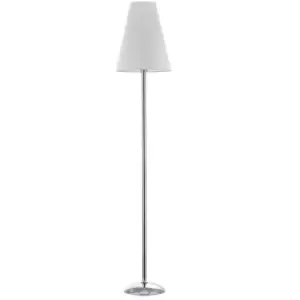 Image of Onli Richard Floor Lamp With Tapered Shade, White