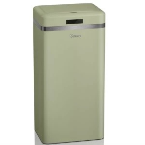 Image of Swan Retro 45L Sensor Bin - Green